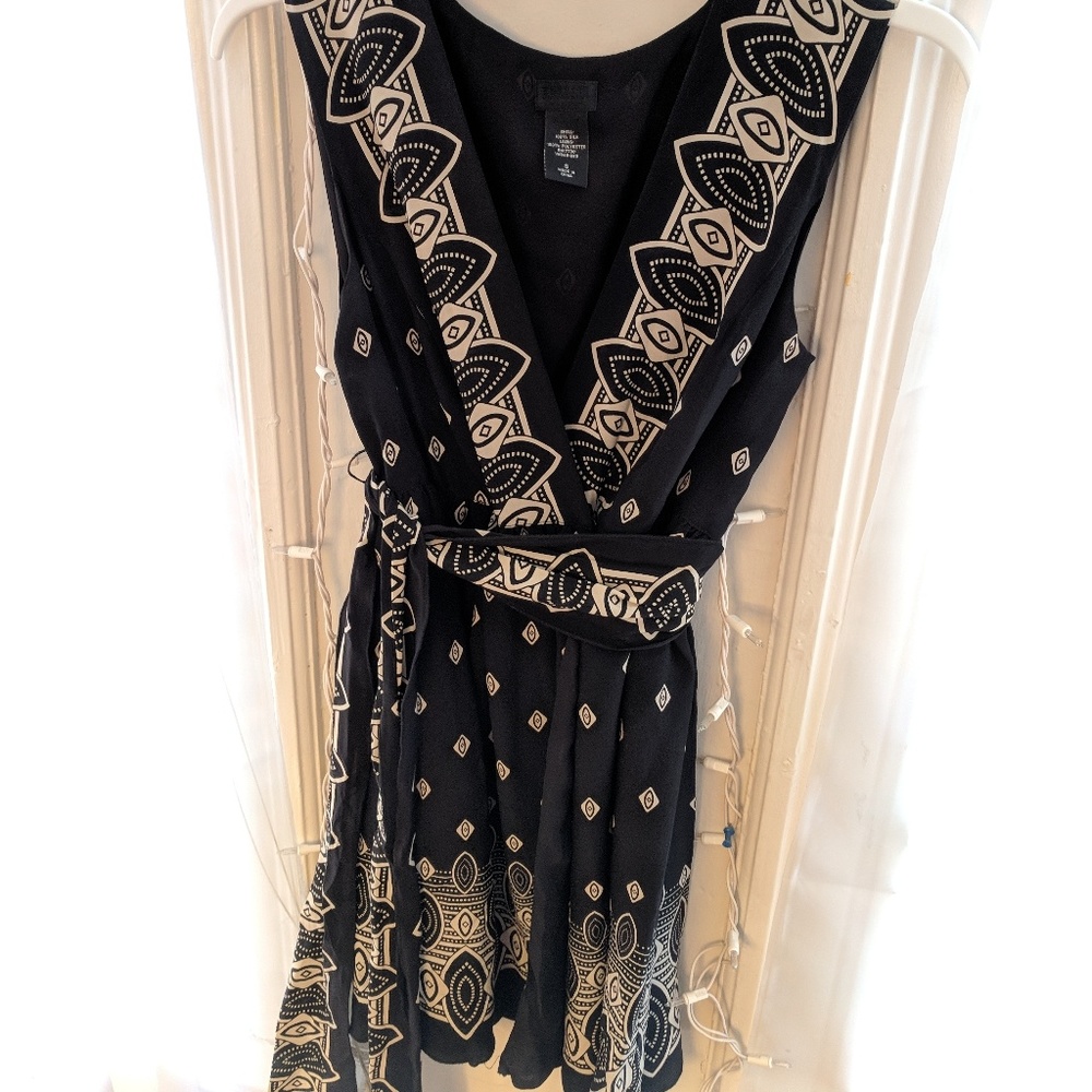 Anna Sui Silk wrap dress